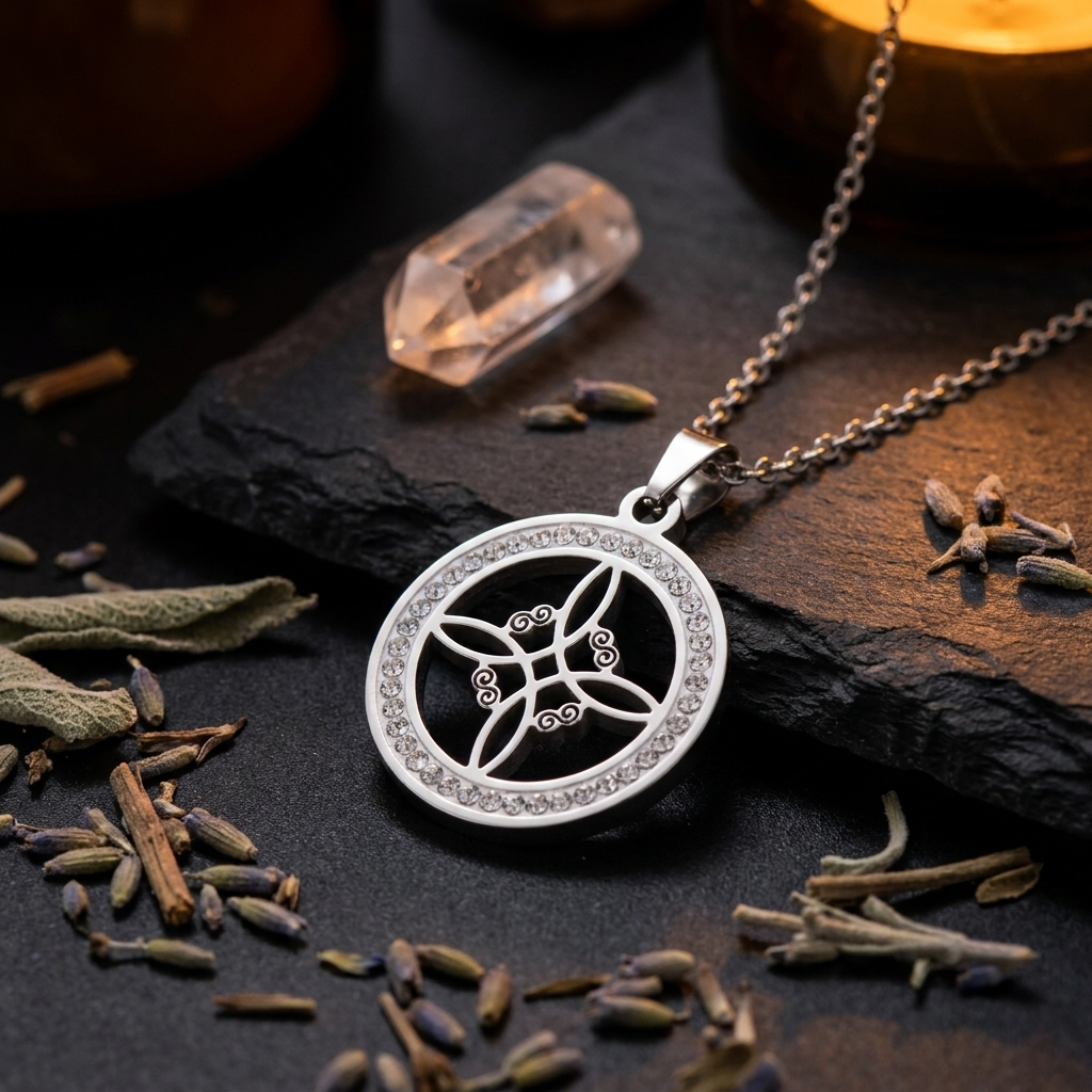 Collar Nudo de Bruja — Protección